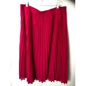 A New Day Women's High-Rise Pleated A-Line Midi S